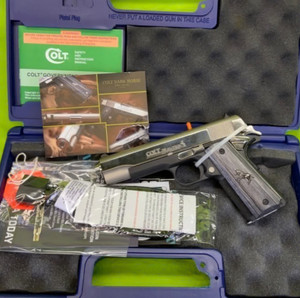 RARE TALO LIMITED COLT 1911 38 SUPER JAL DARK HORSE 1 OF 500 POLISHED